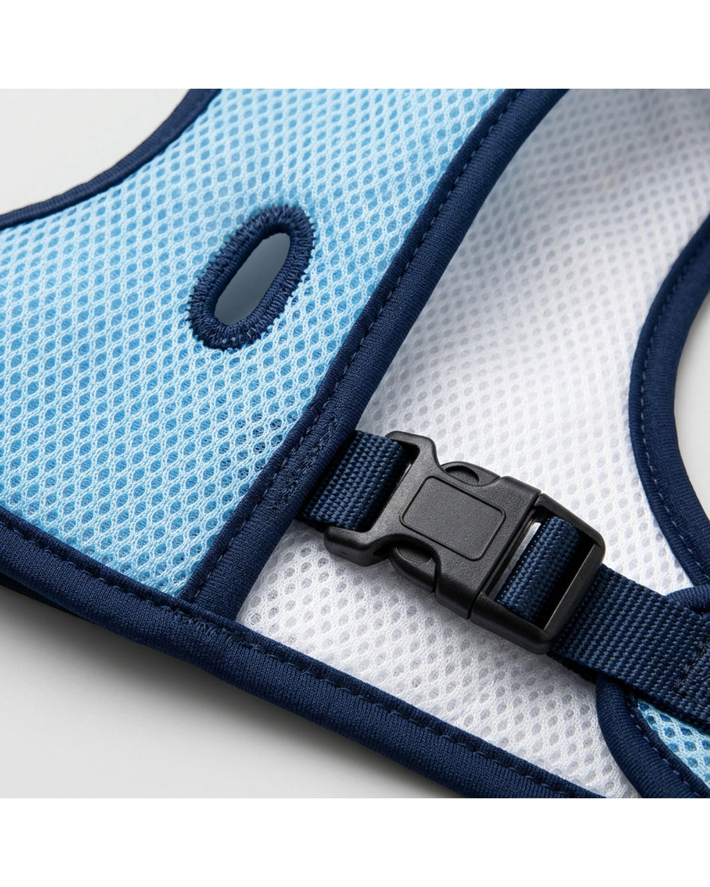 Pvxvg Open-Mesh Pet Vest Small Sky Navy - Detail view