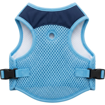 Pvxvg Open-Mesh Pet Vest Small Sky Navy - Product view